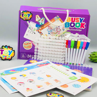 24 Activities Toddlers Time Arrangement Busy Book